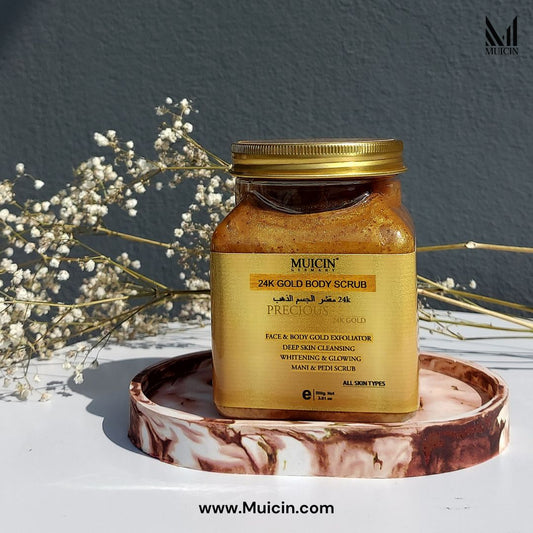 MUICIN - 24k Gold Exfoliating Face & Body Scrub - 500g