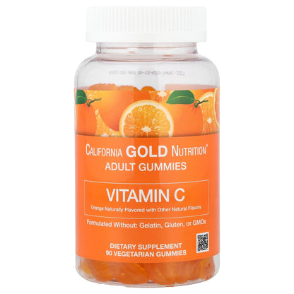Glow Boost Vitamin C + A Gummies – 90 Vegetarian Gummies