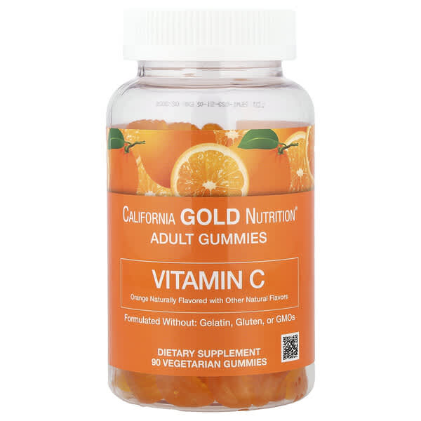 Glow Boost Vitamin C + A Gummies – 90 Vegetarian Gummies