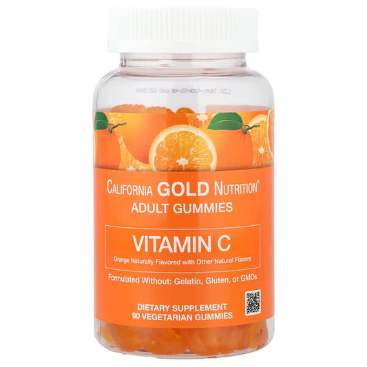 Glow Boost Vitamin C + A Gummies – 90 Vegetarian Gummies