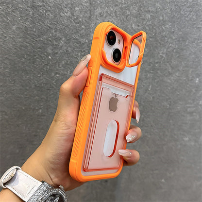 iPhone Luxury Card Holder Wallet Wrist Hand Strap Case